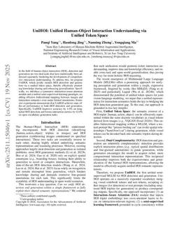 UniHOI: Unified Human-Object Interaction Understanding via Unified Token Space