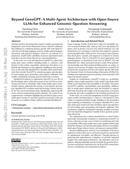 Beyond GeneGPT: A Multi-Agent Architecture with Open-Source LLMs for Enhanced Genomic Question Answering