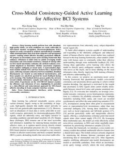 Cross-Modal Consistency-Guided Active Learning for Affective BCI Systems