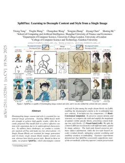 SplitFlux: Learning to Decouple Content and Style from a Single Image