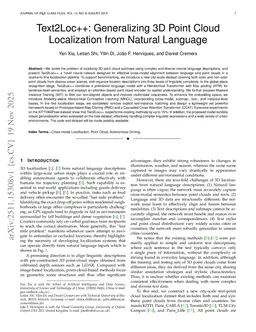 Text2Loc++: Generalizing 3D Point Cloud Localization from Natural Language
