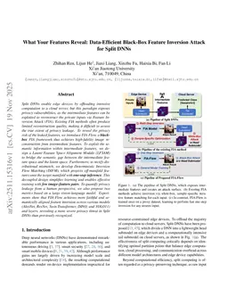 What Your Features Reveal: Data-Efficient Black-Box Feature Inversion Attack for Split DNNs