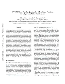 IPTQ-ViT: Post-Training Quantization of Non-linear Functions for Integer-only Vision Transformers