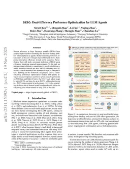 DEPO: Dual-Efficiency Preference Optimization for LLM Agents