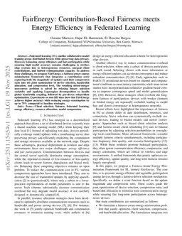FairEnergy: Contribution-Based Fairness meets Energy Efficiency in Federated Learning
