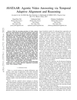 AVATAAR: Agentic Video Answering via Temporal Adaptive Alignment and Reasoning
