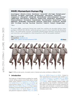 MHR: Momentum Human Rig