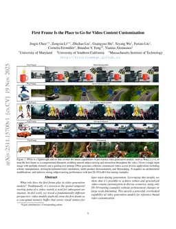 First Frame Is the Place to Go for Video Content Customization