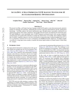 AccelOpt: A Self-Improving LLM Agentic System for AI Accelerator Kernel Optimization