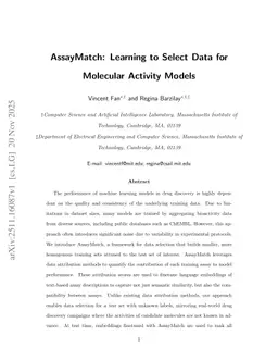 AssayMatch: Learning to Select Data for Molecular Activity Models