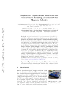 MagBotSim: Physics-Based Simulation and Reinforcement Learning Environments for Magnetic Robotics