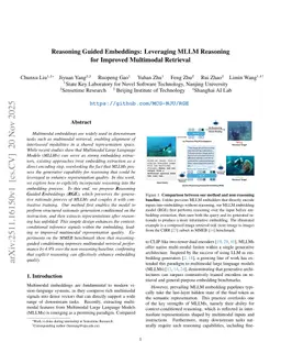 Reasoning Guided Embeddings: Leveraging MLLM Reasoning for Improved Multimodal Retrieval