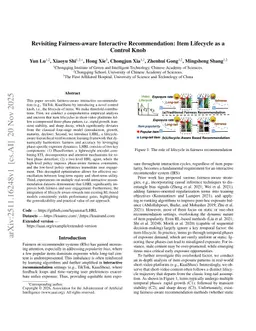 Revisiting Fairness-aware Interactive Recommendation: Item Lifecycle as a Control Knob