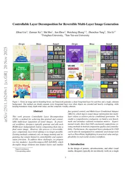 Controllable Layer Decomposition for Reversible Multi-Layer Image Generation