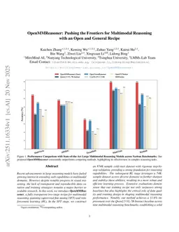 OpenMMReasoner: Pushing the Frontiers for Multimodal Reasoning with an Open and General Recipe