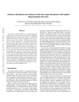 Arbitrary-Resolution and Arbitrary-Scale Face Super-Resolution with Implicit Representation Networks