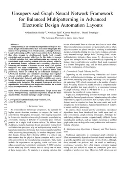 Unsupervised Graph Neural Network Framework for Balanced Multipatterning in Advanced Electronic Design Automation Layouts