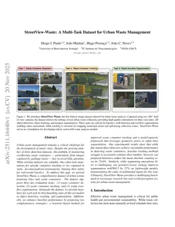 StreetView-Waste: A Multi-Task Dataset for Urban Waste Management
