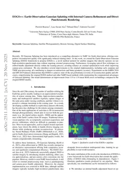 EOGS++: Earth Observation Gaussian Splatting with Internal Camera Refinement and Direct Panchromatic Rendering