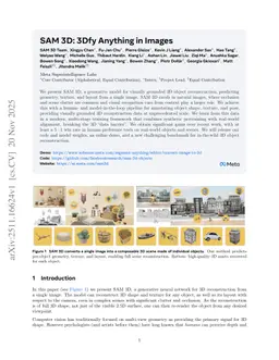 SAM 3D: 3Dfy Anything in Images