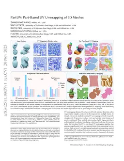 PartUV: Part-Based UV Unwrapping of 3D Meshes