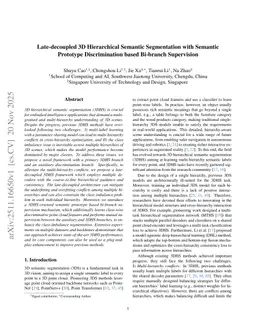 Late-decoupled 3D Hierarchical Semantic Segmentation with Semantic Prototype Discrimination based Bi-branch Supervision