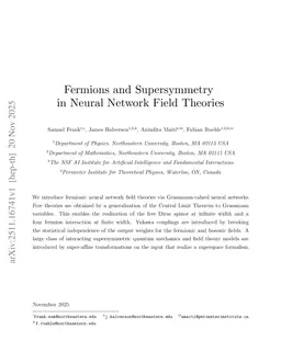 Fermions and Supersymmetry in Neural Network Field Theories