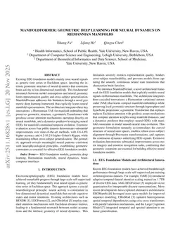 ManifoldFormer: Geometric Deep Learning for Neural Dynamics on Riemannian Manifolds