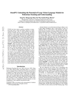 OmniPT: Unleashing the Potential of Large Vision Language Models for Pedestrian Tracking and Understanding