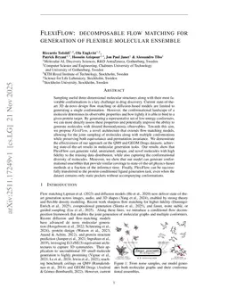 FlexiFlow: decomposable flow matching for generation of flexible molecular ensemble