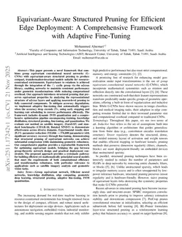 Equivariant-Aware Structured Pruning for Efficient Edge Deployment: A Comprehensive Framework with Adaptive Fine-Tuning