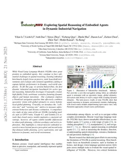 IndustryNav: Exploring Spatial Reasoning of Embodied Agents in Dynamic Industrial Navigation