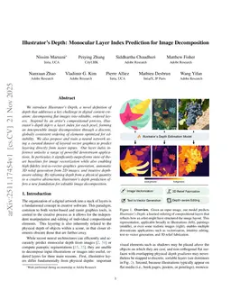 Illustrator's Depth: Monocular Layer Index Prediction for Image Decomposition