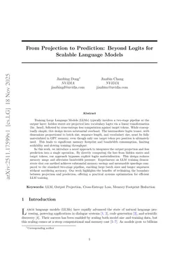 From Projection to Prediction: Beyond Logits for Scalable Language Models