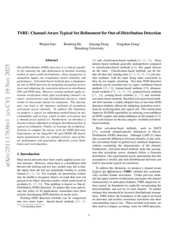 TSRE: Channel-Aware Typical Set Refinement for Out-of-Distribution Detection