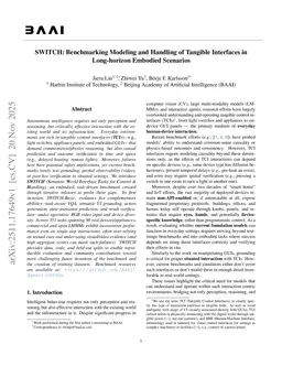 SWITCH: Benchmarking Modeling and Handling of Tangible Interfaces in Long-horizon Embodied Scenarios