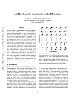 ArticFlow: Generative Simulation of Articulated Mechanisms