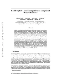 Rectifying Soft-Label Entangled Bias in Long-Tailed Dataset Distillation