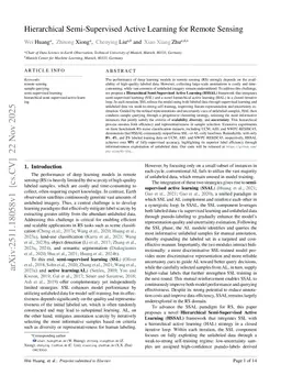 Hierarchical Semi-Supervised Active Learning for Remote Sensing