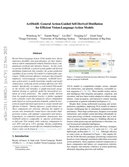 ActDistill: General Action-Guided Self-Derived Distillation for Efficient Vision-Language-Action Models