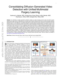 Consolidating Diffusion-Generated Video Detection with Unified Multimodal Forgery Learning