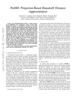 ProHD: Projection-Based Hausdorff Distance Approximation