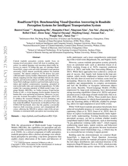 RoadSceneVQA: Benchmarking Visual Question Answering in Roadside Perception Systems for Intelligent Transportation System