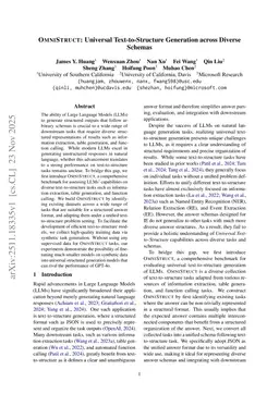 OmniStruct: Universal Text-to-Structure Generation across Diverse Schemas