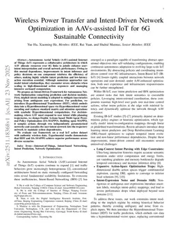 Wireless Power Transfer and Intent-Driven Network Optimization in AAVs-assisted IoT for 6G Sustainable Connectivity