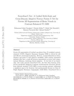 NeuroVascU-Net: A Unified Multi-Scale and Cross-Domain Adaptive Feature Fusion U-Net for Precise 3D Segmentation of Brain Vessels in Contrast-Enhanced T1 MRI