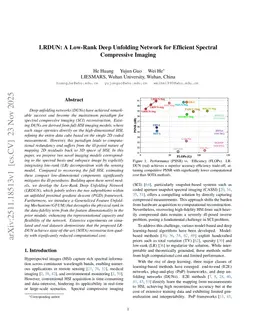 LRDUN: A Low-Rank Deep Unfolding Network for Efficient Spectral Compressive Imaging