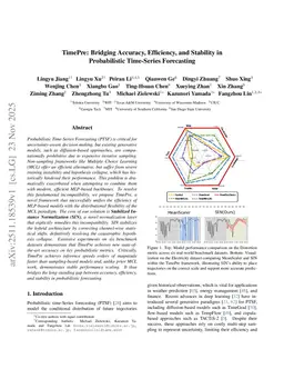 TimePre: Bridging Accuracy, Efficiency, and Stability in Probabilistic Time-Series Forecasting