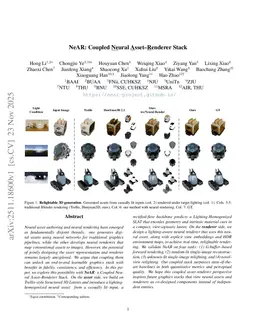 NeAR: Coupled Neural Asset-Renderer Stack