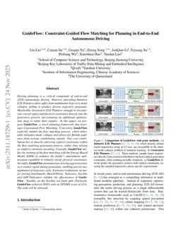 GuideFlow: Constraint-Guided Flow Matching for Planning in End-to-End Autonomous Driving